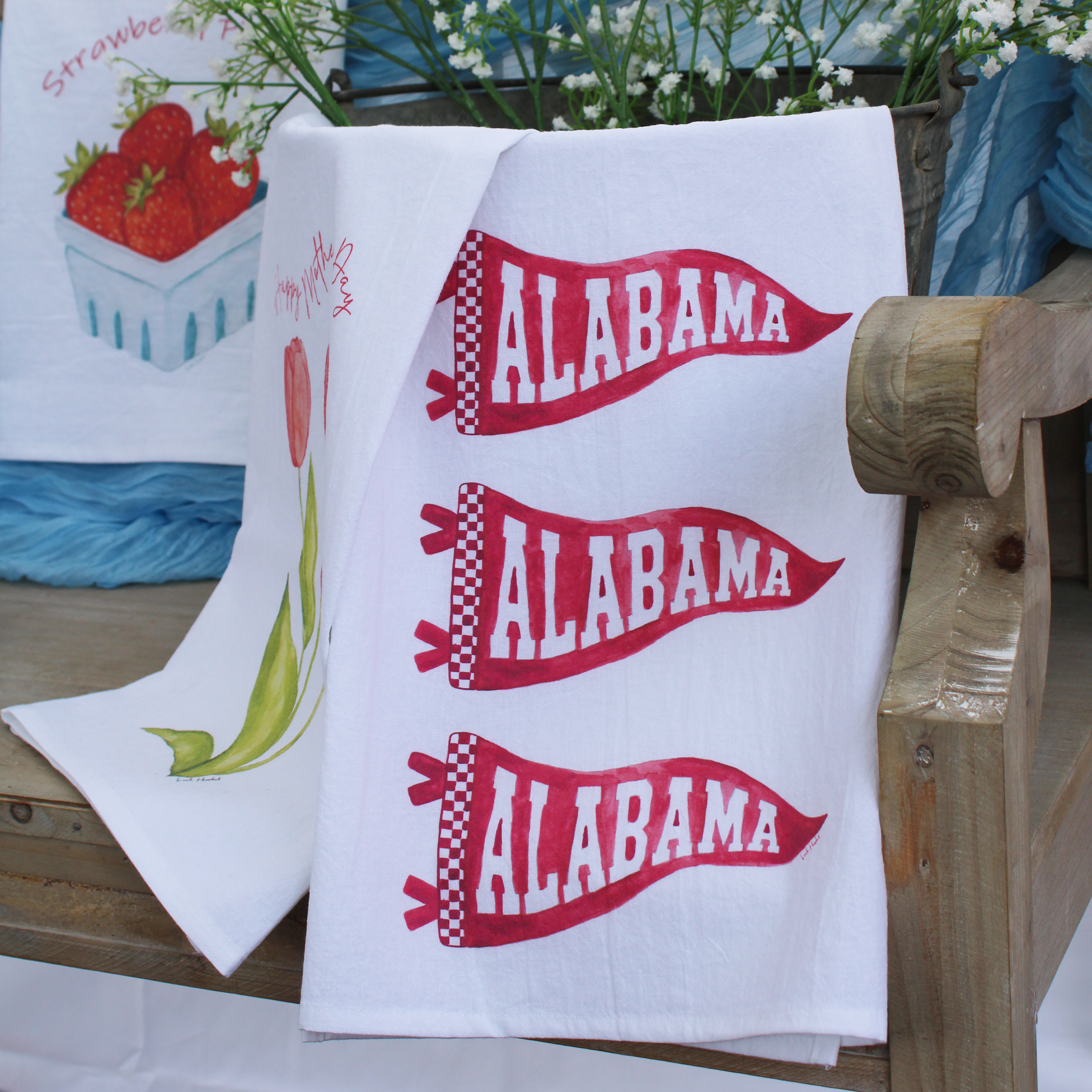 White Flour Sack Towels