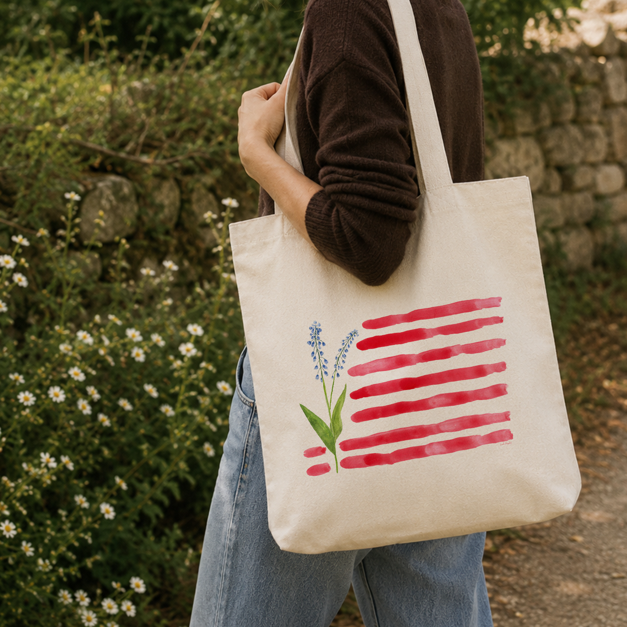 Made in U.S.A Square Tote Bag