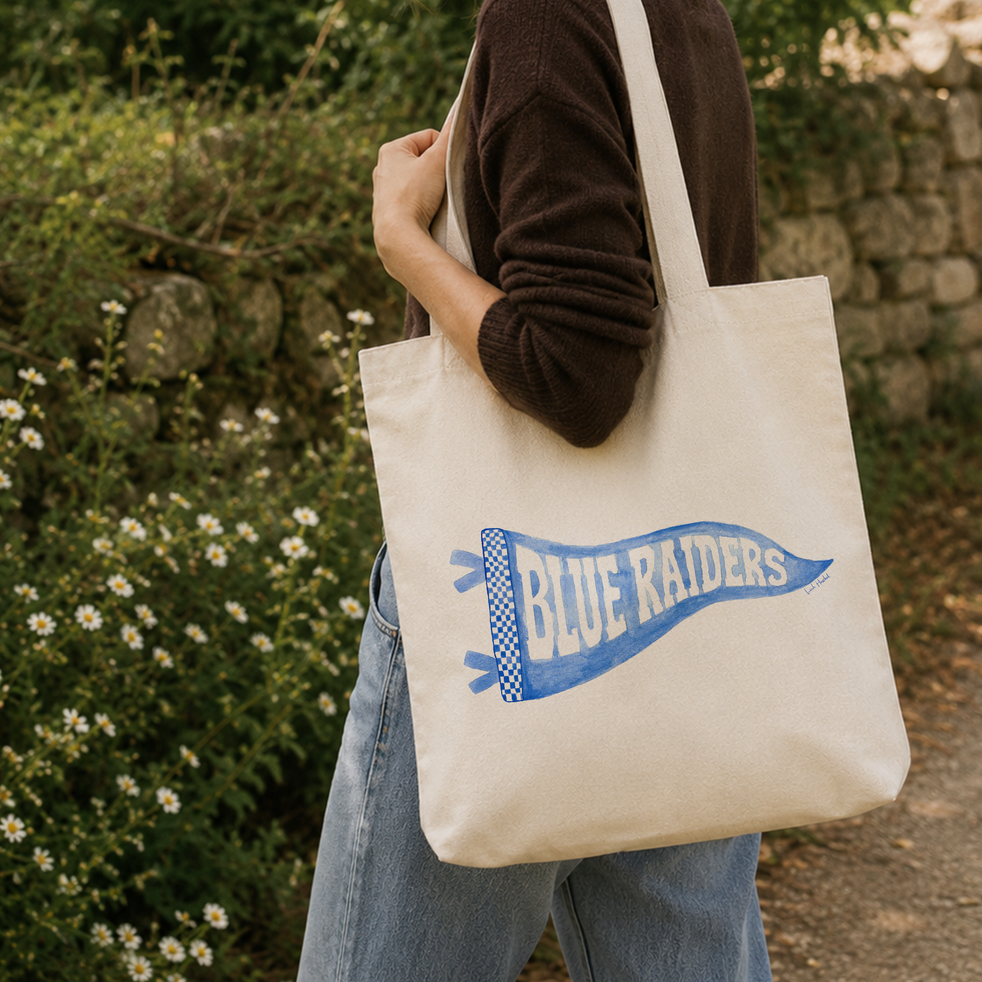 Made in U.S.A Square Tote Bag