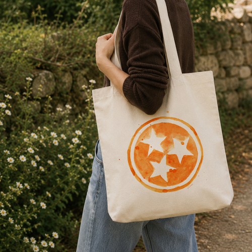 Made in U.S.A Square Tote Bag