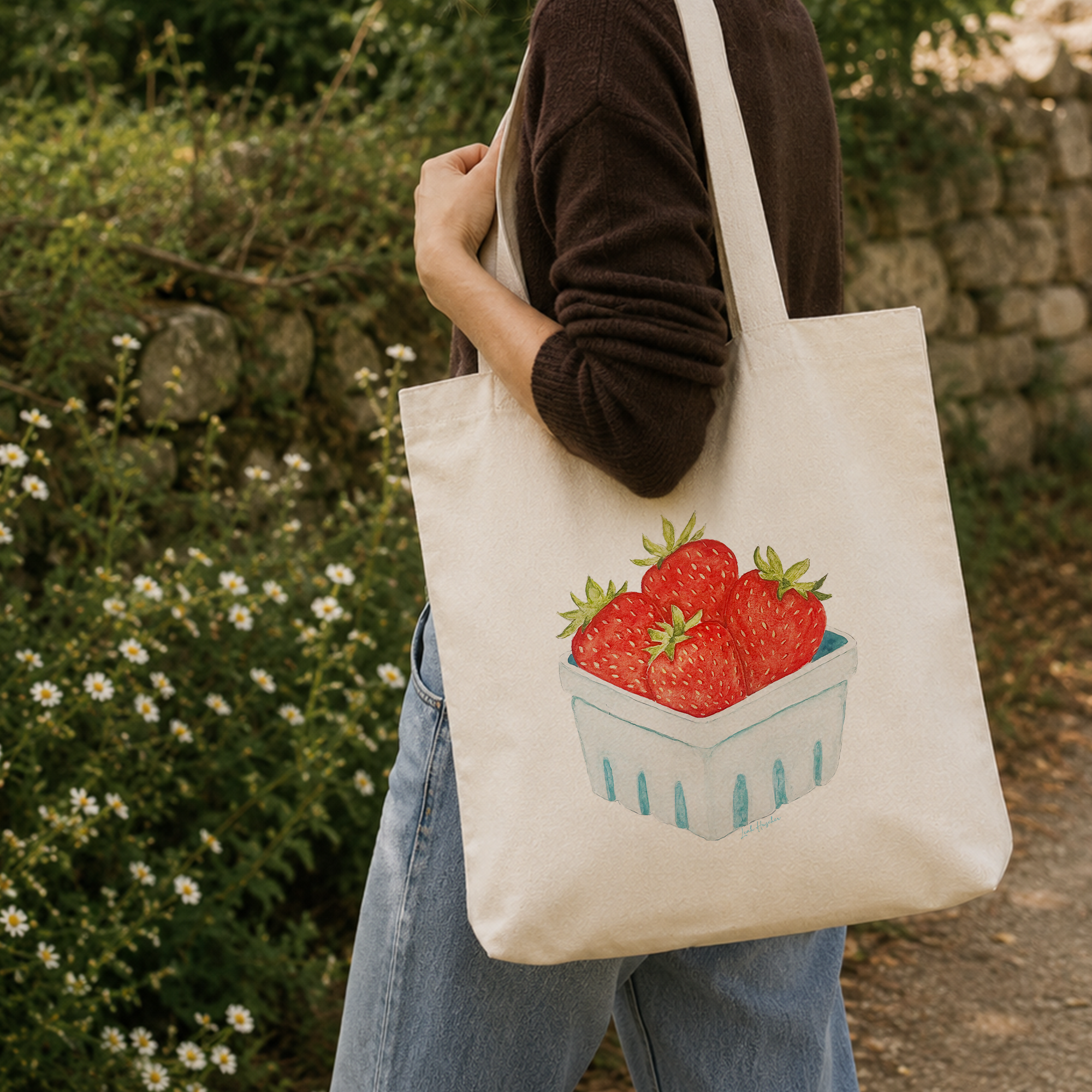 Made in U.S.A Square Tote Bag
