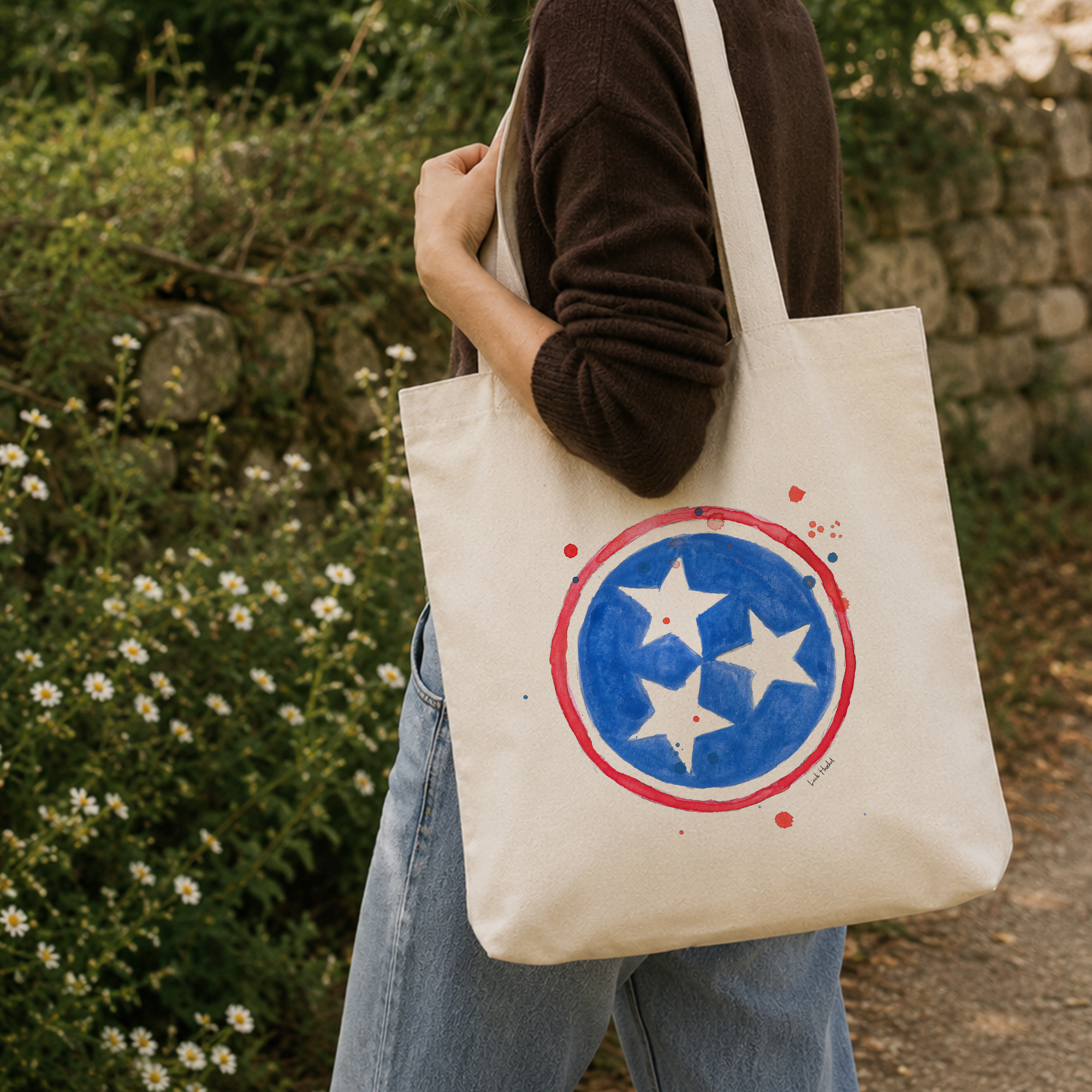 Made in U.S.A Square Tote Bag